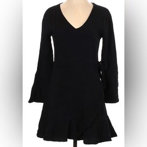 Altar'd State Black Long Sleeve Dress